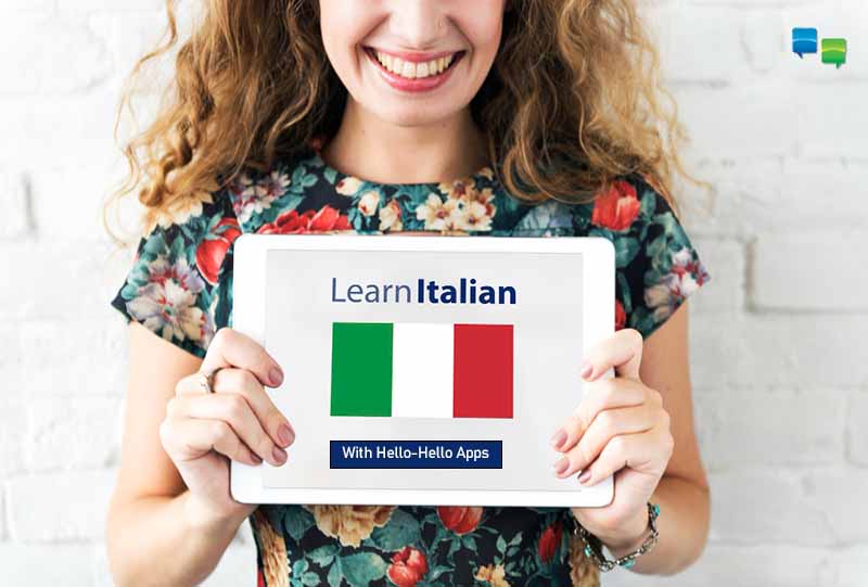 Italian language with hello-hello app