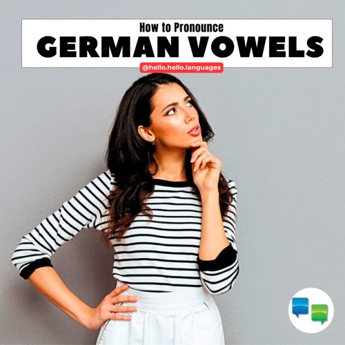 Learn German language vowel hello-hello