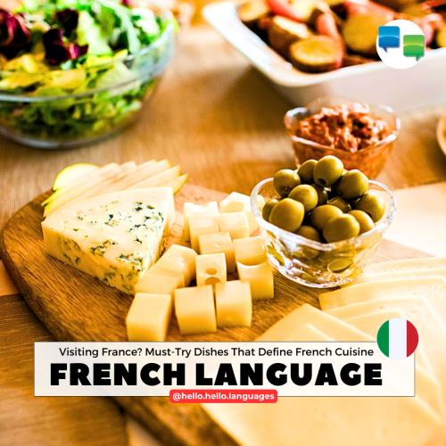 Learn French food words language with Hello-Hello