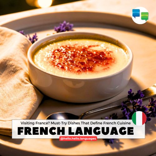 Learn French food words language with Hello-Hello 