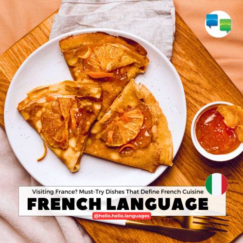 Learn French food words language with Hello-Hello