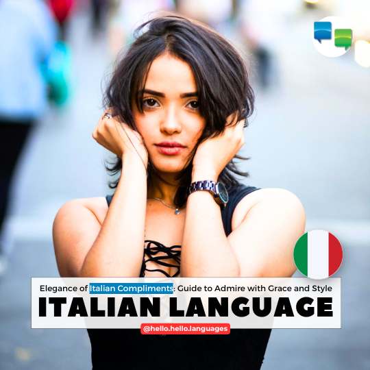 Learn Italian with Hello-Hello Word for Compliment