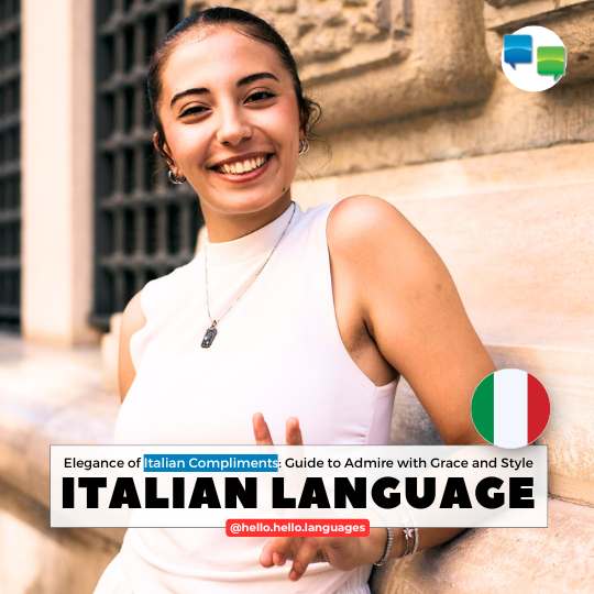 Learn Italian with Hello-Hello Word for Compliment