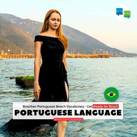 Brazilian Beach Vocabulary: Learn Portuguese with Hello-Hello