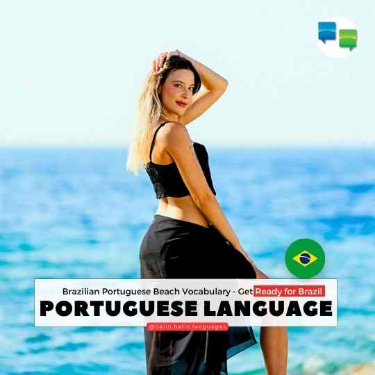 Brazilian Beach Vocabulary Learn Portuguese with Hello-Hello