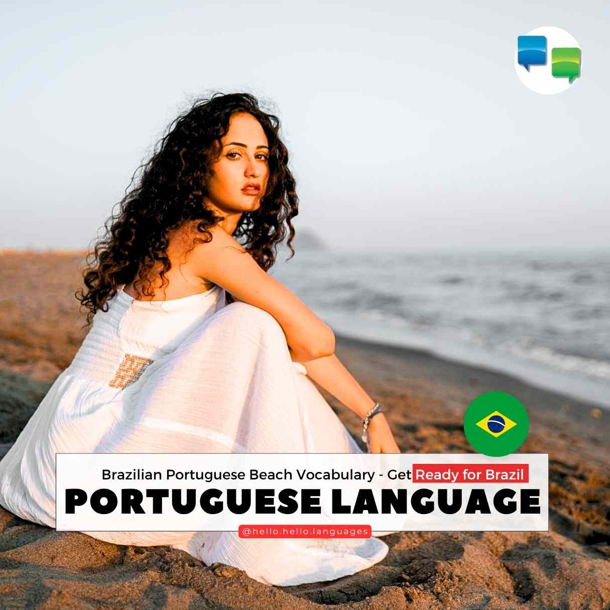 Brazilian Beach Vocabulary Learn Portuguese with Hello-Hello