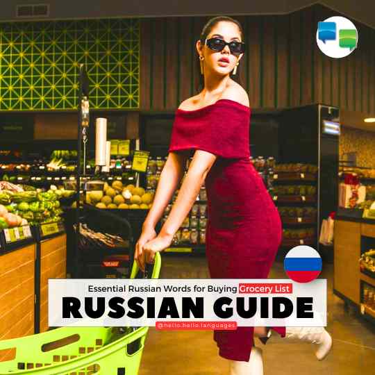 Essential Russian Words for Buying Grocery Learn Russian with Hello-Hello