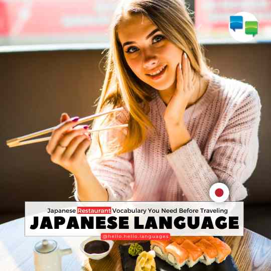 Japanese Restaurant Vocabulary with Hello-Hello iPhone android app