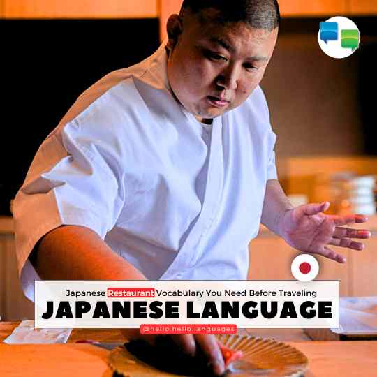 Japanese Restaurant Vocabulary with Hello-Hello iPhone android app
