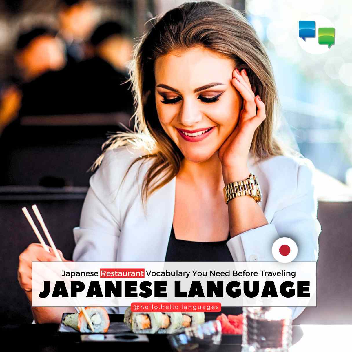 Japanese Restaurant Vocabulary with Hello-Hello iPhone android app
