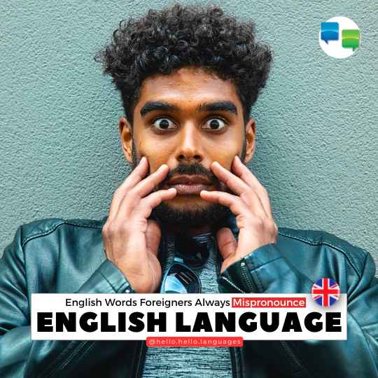 English Words Foreigners Always Mispronounce Learn english with Hello-Hello (4)