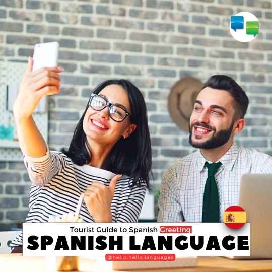 Greetings in Spanish language learning Hello-Hello