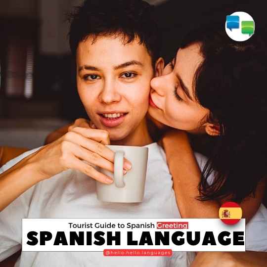 Greetings in Spanish language learning Hello-Hello