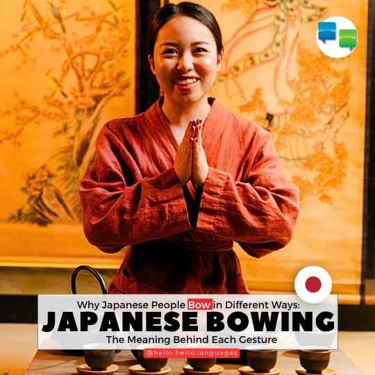 Japanese Bowing Culture Learn Language with Hello-Hello