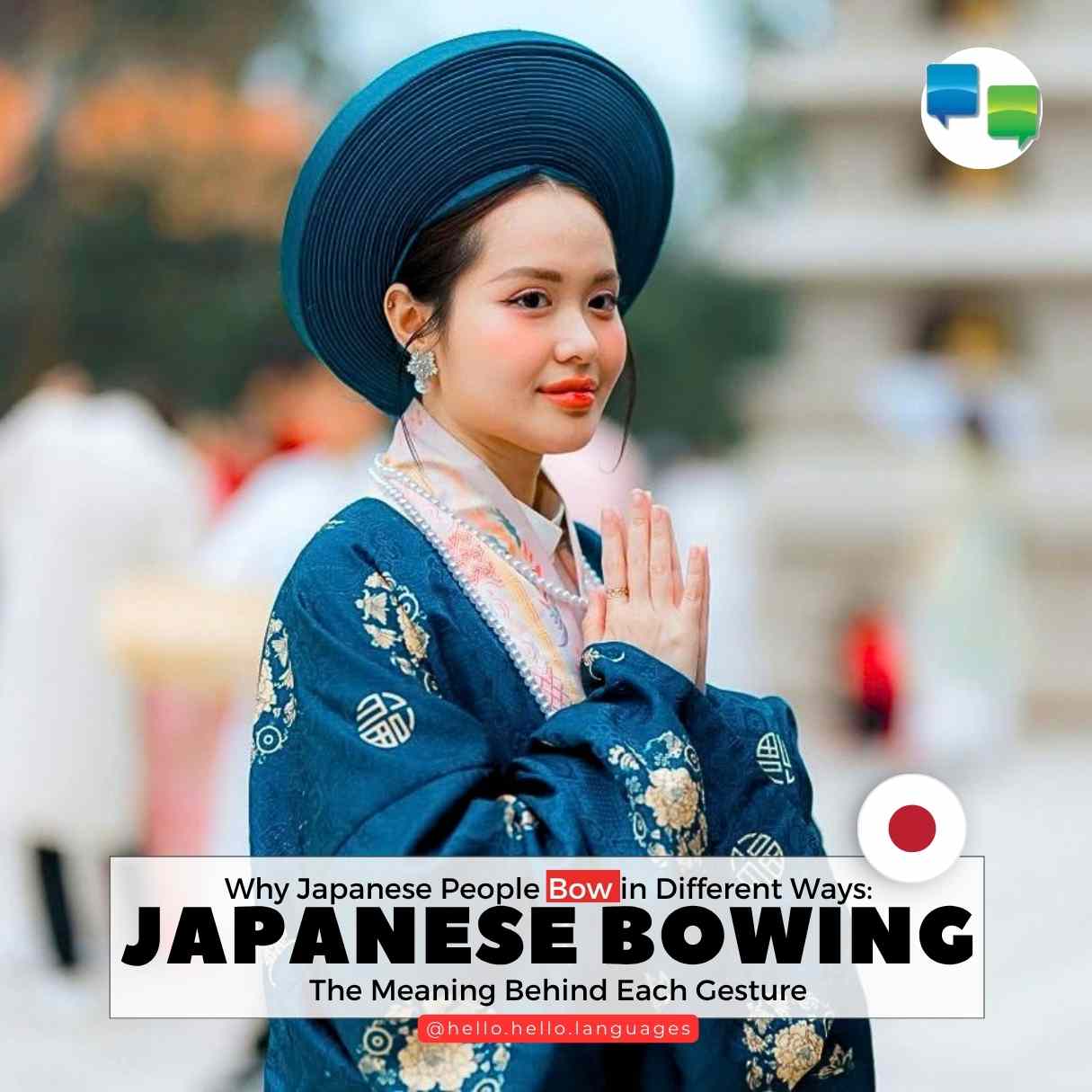 Japanese Bowing Culture Learn Language with Hello-Hello