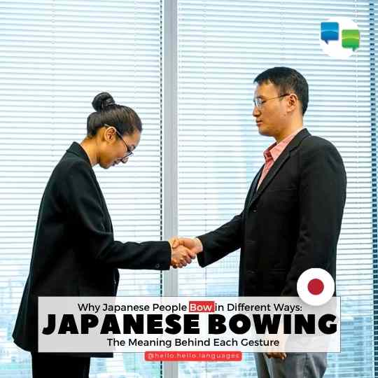 Japanese Bowing Culture Learn Language with Hello-Hello