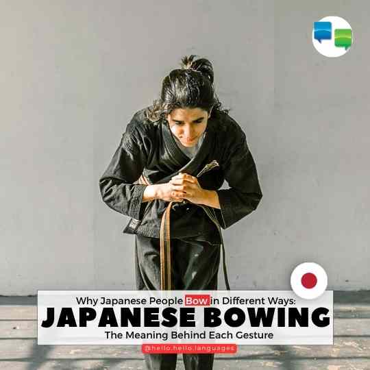 Japanese Bowing Culture Learn Language with Hello-Hello