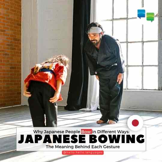 Japanese Bowing Culture Learn Language with Hello-Hello