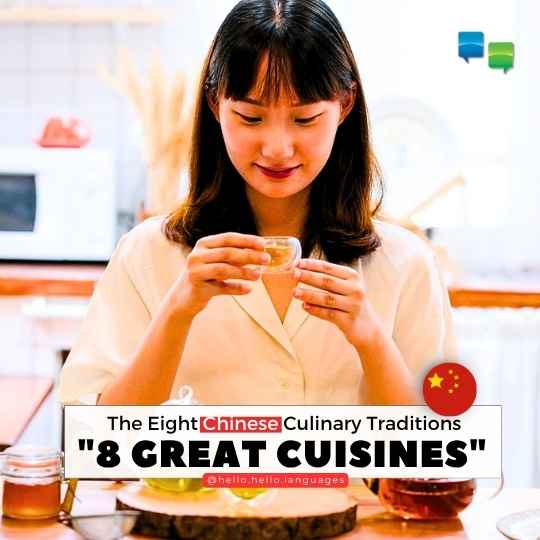China Eight Culinary Traditions language Hello-Hello
